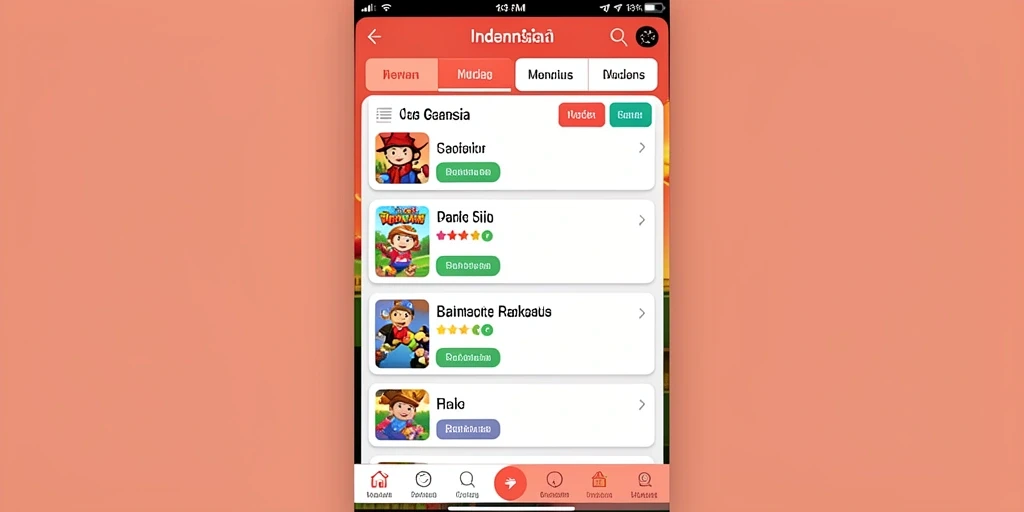 Visual karakter yang dapat disesuaikan dalam permainan.