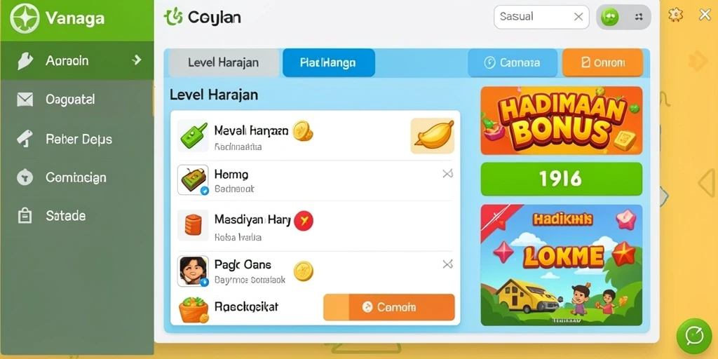 Level yang menantang dan beragam.
