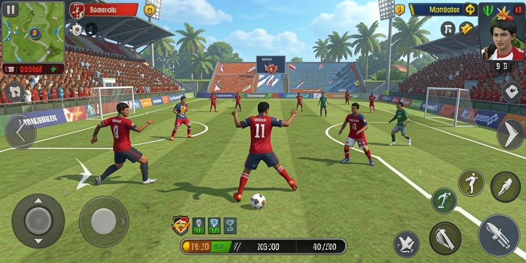 Screenshot menampilkan grafis yang menawan dari ATM138.