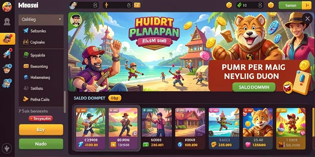 Tangkapan layar leaderboard yang menunjukkan posisi pemain.