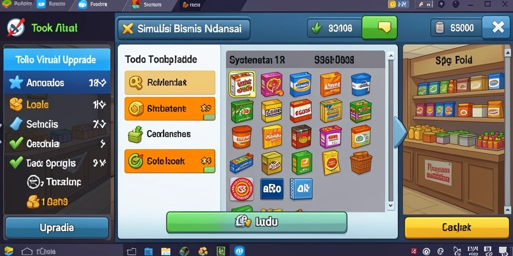 Screenshot fitur pembaruan dengan karakter baru.