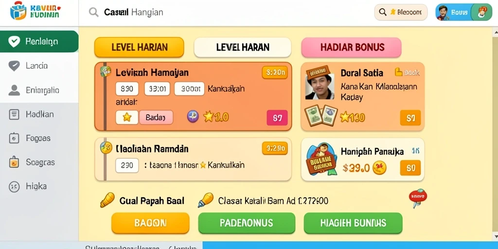Hadiah dan item menarik untuk meningkatkan pengalaman bermain.