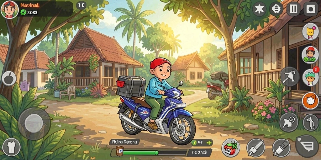 Level yang penuh tantangan dan petualangan seru.