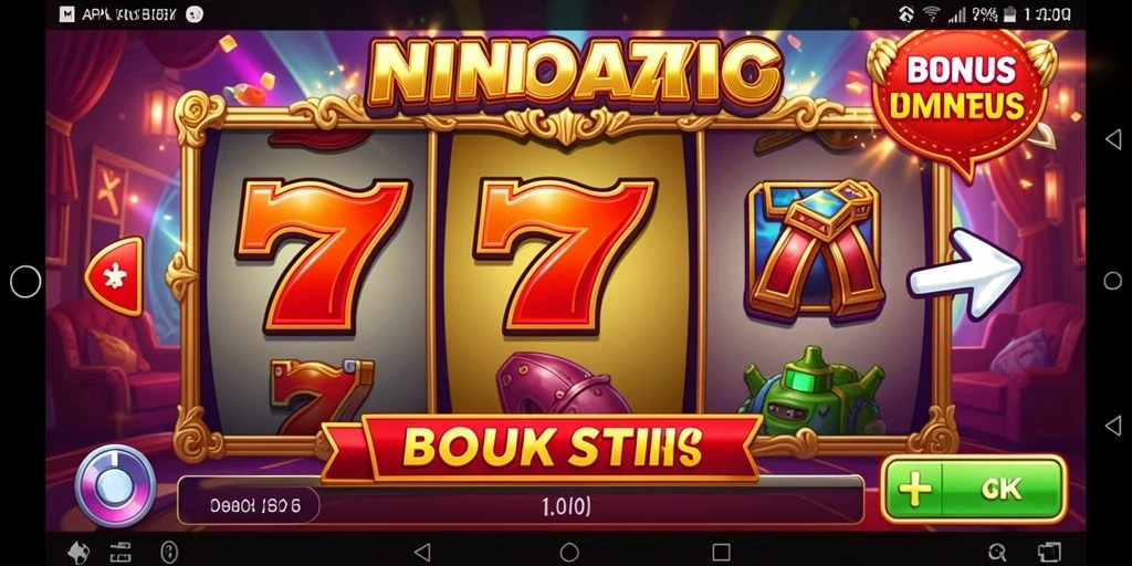 Screenshot menggambarkan antarmuka permainan yang intuitif dan mudah digunakan.