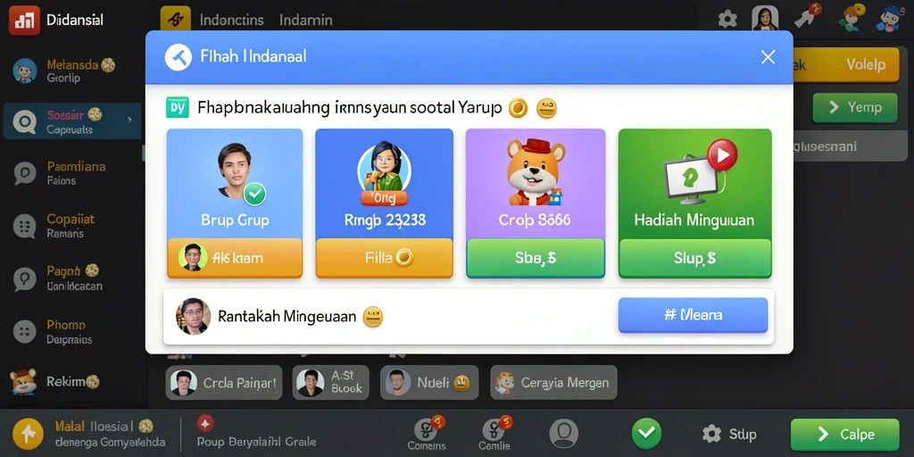 Momen seru saat menyelesaikan level menantang.